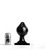All Black Soft Black Butt Plug 22.5cm x 12cm - Comfortable & Discreet