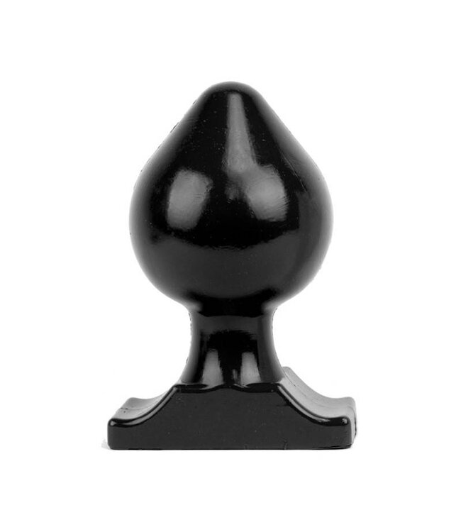 All Black Soft Black Butt Plug 22.5cm x 12cm - Comfortable & Discreet