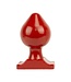 All Black Comfortabele Buttplug 22,5 cm Met 12 cm Diameter In Zwart, Rood en Blauw