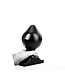 All Black Comfortabele Buttplug 22,5 cm Met 12 cm Diameter In Zwart, Rood en Blauw