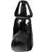 Dark Crystal Riesiger schwarzer Analdildo 25 cm | Flexibles Dark Crystal Vergnügen