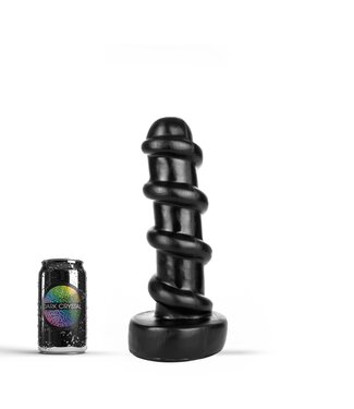 Dark Crystal Black Giant 29 cm Flexible Anal Dildo - Dark Crystal, Waterproof