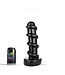 Dark Crystal Black Giant 29 cm Flexible Anal Dildo - Dark Crystal, Waterproof
