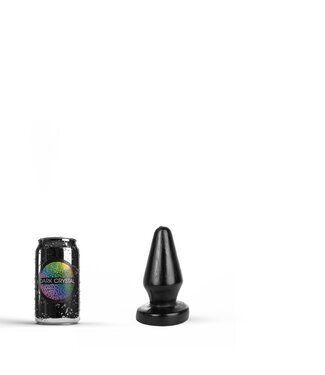 Dark Crystal Flexibler schwarzer Buttplug 13 cm | Wasserdicht & sicher für analen Genuss