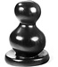 Dark Crystal Black Dark Crystal Butt Plug - 20 cm Flexible, Waterproof Pleasure Tool