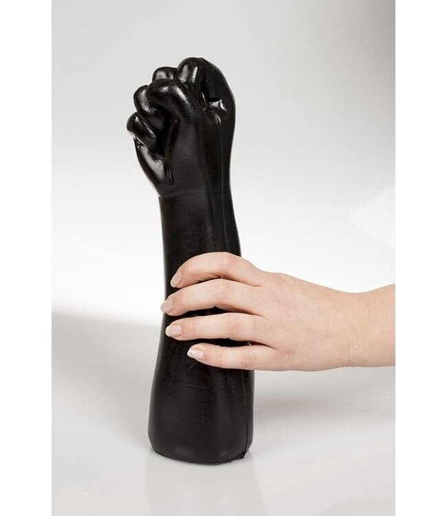 Dark Crystal Dark Crystal Black Giant Fist Dildo 29cm - Flexible & Waterproof