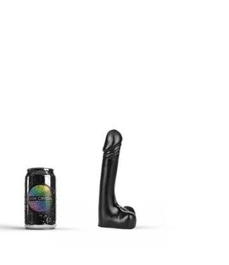 Dark Crystal Realistische Zwarte Dark Crystal Dildo 19 cm Flexibel Waterdicht