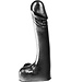 Dark Crystal Realistischer Schwarzer Dildo 19 cm | Flexibel & Wasserdicht Dark Crystal