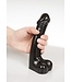 Dark Crystal Realistische Zwarte Dark Crystal Dildo 19 cm Flexibel Waterdicht