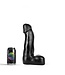 Dark Crystal Dark Crystal Zwarte Anale Dildo 27,5 cm Flexibel Waterdicht Vinyl