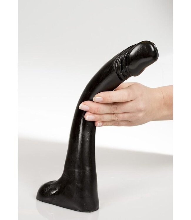 Dark Crystal Schwarzer Dark Crystal Dildo 30 cm – Realistisch & Flexibel für Analvergnügen