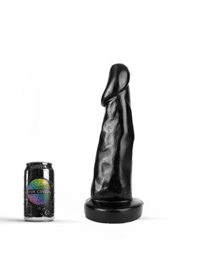Dark Crystal Flexibele Zwarte Dark Crystal Dildo 31 cm Met Diameter 4,1 cm
