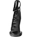 Dark Crystal Flexibele Zwarte Dark Crystal Dildo 31 cm Met Diameter 4,1 cm