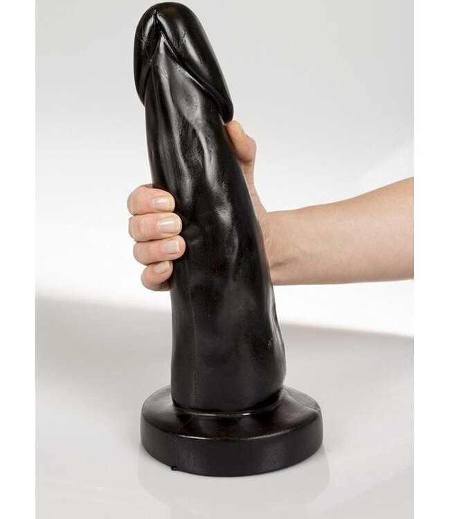 Dark Crystal Flexibele Zwarte Dark Crystal Dildo 31 cm Met Diameter 4,1 cm
