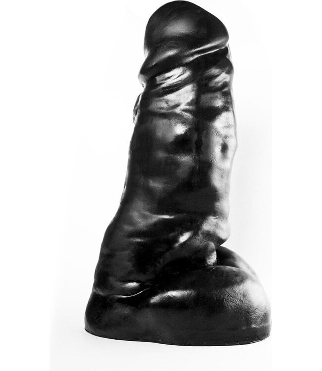 Dark Crystal Black Giant Dildo 31 cm - Veined Dark Crystal XXL Waterproof Toy