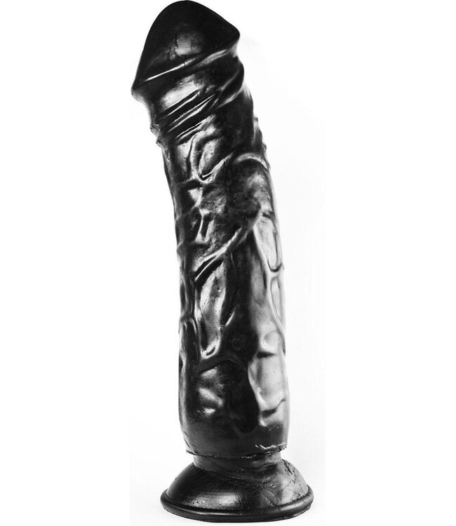 Dark Crystal Dark Crystal Zwarte Flexibele Dildo 32 cm Met Zuignap En Waterdicht