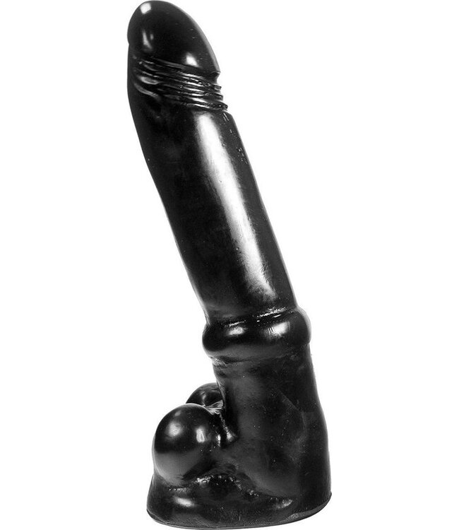 Dark Crystal Dark Crystal Zwarte Flexibele Dildo 32 cm | Hypoallergeen & Waterdicht