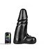 Dark Crystal Black Giant Dildo XXL 35 cm - Flexible Dark Crystal for Ultimate Pleasure