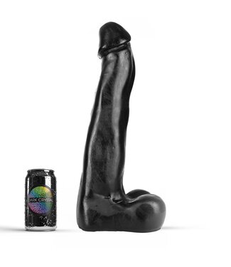 Dark Crystal Black Giant Dildo XXL 39cm - Flexible Dark Crystal for All Uses