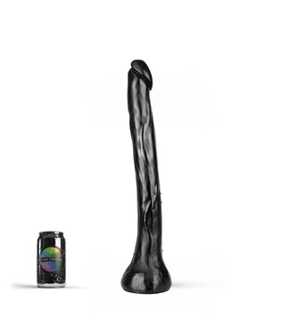 Dark Crystal Dark Crystal XXL Black Anal Dildo 52 cm - Flexible & Waterproof