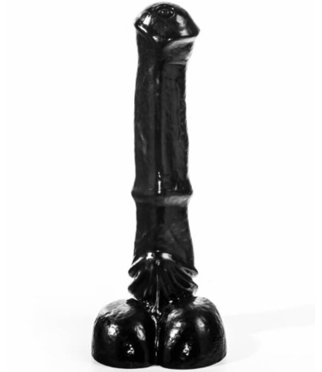 Animals Realistic 33 cm Friesian Horse Dildo - Soft PVC for Safe Use