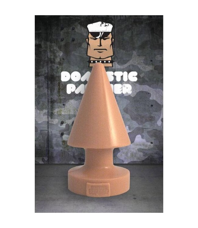 Domestic Partner Crack Attack Medium Butt Plug - 16 cm Smooth Odourless Vinyl Pleasure