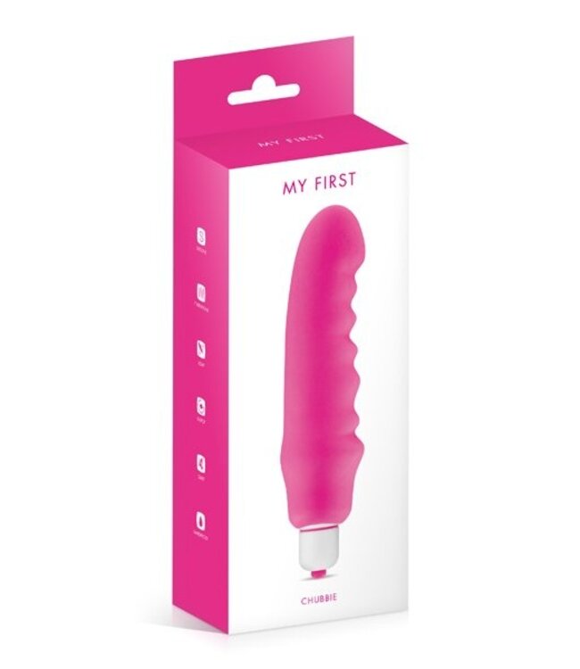 My First My First Chubbie Vibrator - Eco-Friendly, Soft & Quiet with 7 Modes
