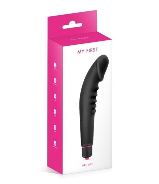 My First Wee Wee Eco Silicone Vibrator Met 7 Trillingsstanden – Stil En Licht
