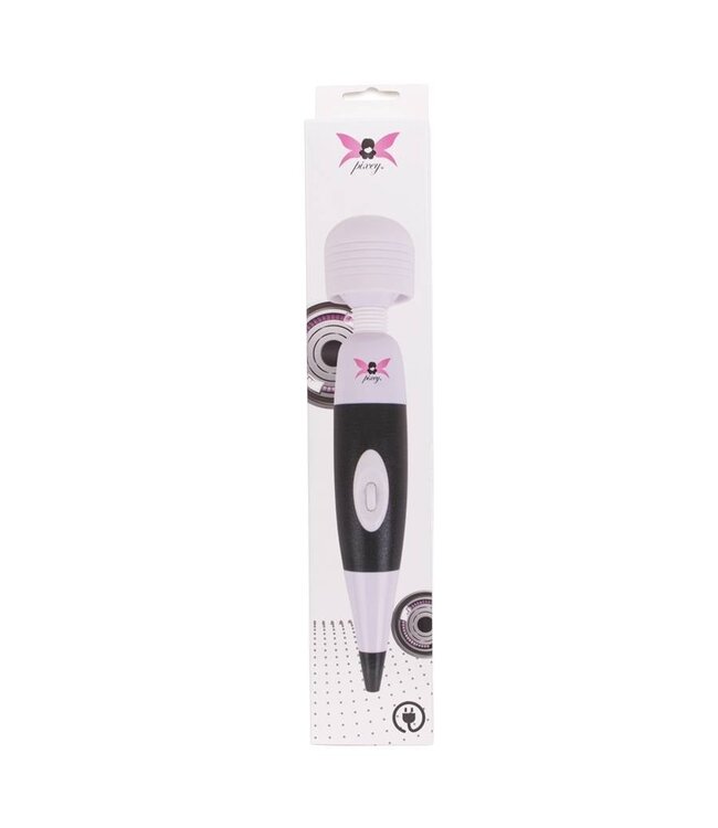 Pixey Pixey Wand Vibrator Black - Powerful Multi-Speed 8000 RPM Pleasure