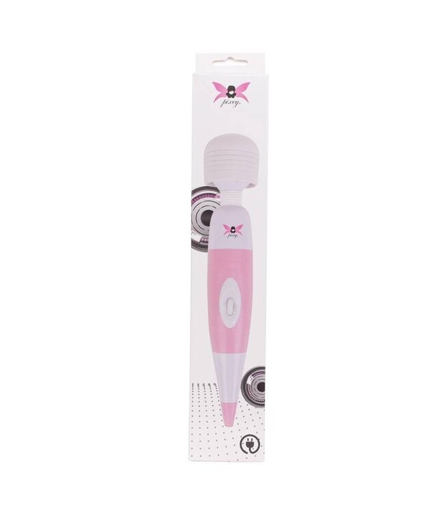 Pixey PowerPulse Wand Vibrator Pink Edition Met Traploze Snelheidsregeling