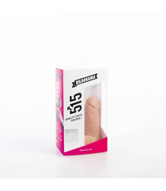 515 Line Realistic 12.5 cm Dildo - Flesh & Black, Odourless PVC, Safe Design