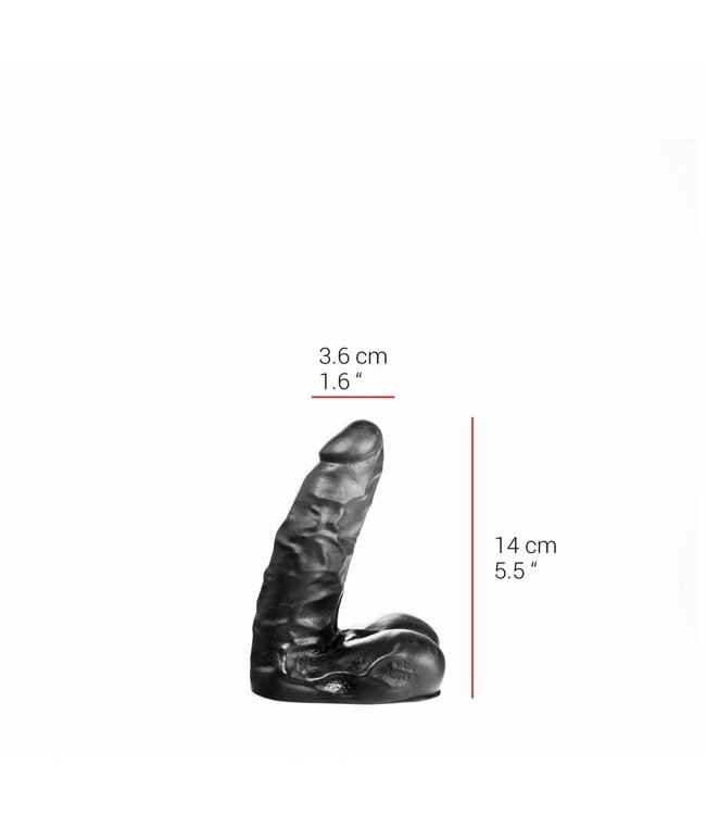 515 Line Realistische Dildo 14 cm PVC Veilig En Reukloos In Vlees Of Zwart