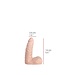 515 Line Realistischer Dildo 14 cm – Hautfarbe & Schwarz, sicher und pflegeleicht