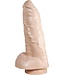 515 Line 21.5 cm Dildo with Suction Cup - Latex-Free, Flesh & Black Options