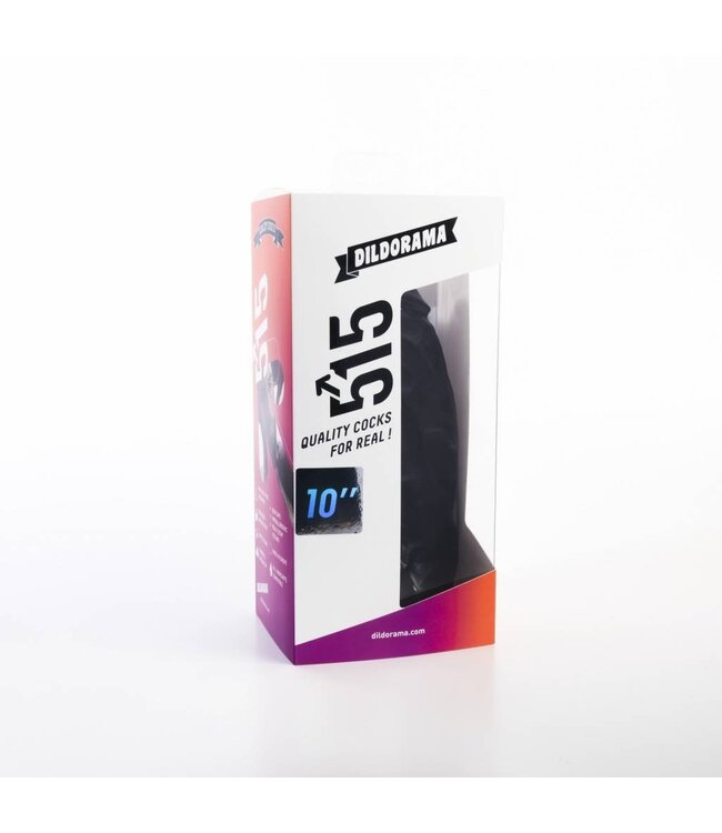 515 Line High-Quality 20.5 cm Dildo with Suction Cup - Black & Flesh Colors