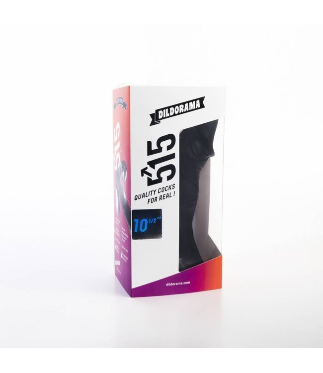 515 Line Dildo Met Zuignap 21,5 cm In Vlees En Zwart, Veilig PVC, EU-Productie