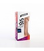 515 Line 21.5 cm PVC Dildo with Suction Cup - Flesh & Black, Safe & Odourless