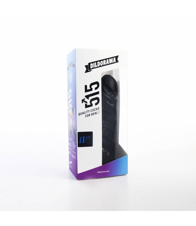 515 Line Realistische Dildo 29,5 cm Met Sterke Zuignap In Vlees Of Zwart PVC