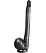 515 Line Strong Suction Cup Dildo 32cm - Flesh & Black, PVC Safe, Easy Clean