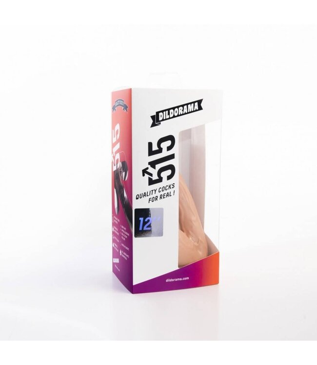 515 Line Vielseitiger Dildo mit Saugnapf – Hautfarben oder Schwarz, 32 cm, PVC-sicher