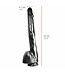 515 Line Premium Dildo 32 cm mit Saugnapf – Hautfarben & Schwarz, sicher und geruchslos