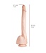 515 Line 32 cm PVC Dildo with Suction Cup - Flesh & Black, Safe & Easy to Clean