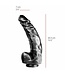 515 Line Realistische Dildo Met Zuignap 34,5 x 7 cm - PVC, Huidkleur en Zwart