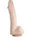 515 Line Versatile Dildo with Strong Suction Cup - 33cm, Flesh & Black Options