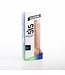 515 Line 37 cm Suction Cup Dildo - Flesh & Black, Safe PVC, Easy Clean