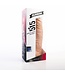 515 Line 38 cm Dildo with Suction Cup - Flesh & Black, Safe PVC, Easy Clean