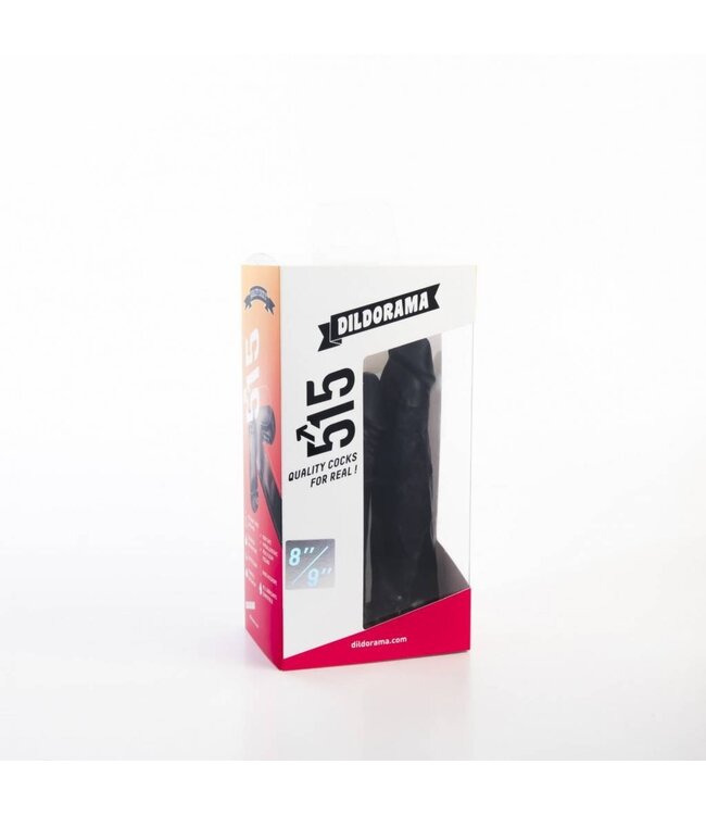 515 Line Dubbele Dildo Set 20,5 cm & 14 cm in Vlees en Zwart PVC Veilig
