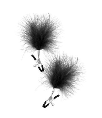 Sweet Caress Sweet Caress Black Tweezers & Nipple Clamps - Adjustable, Phthalate-Free