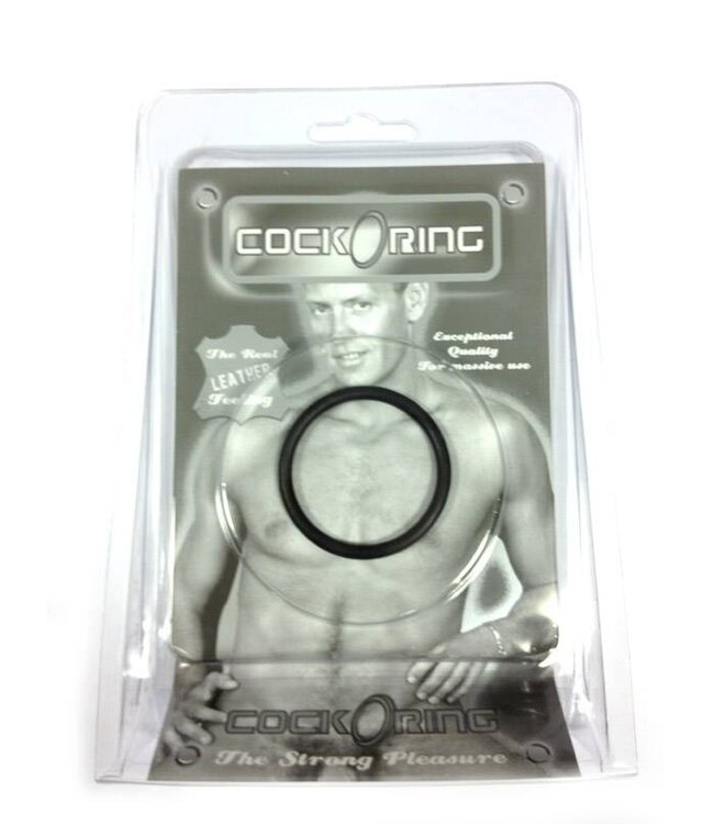 Flexibler 4 mm Cockring aus Gummi für intensiven Genuss und Unterstützung