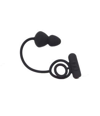KIOTOS X Kiotos Silicone Buttplug Met Dubbele Cockring En Prostaatvibrator